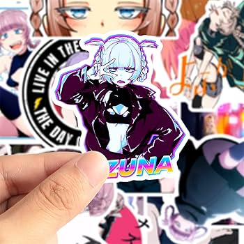 Amazon.co.jp: KUOKUO よふかしのうた ステッカー 50枚 防水 シール