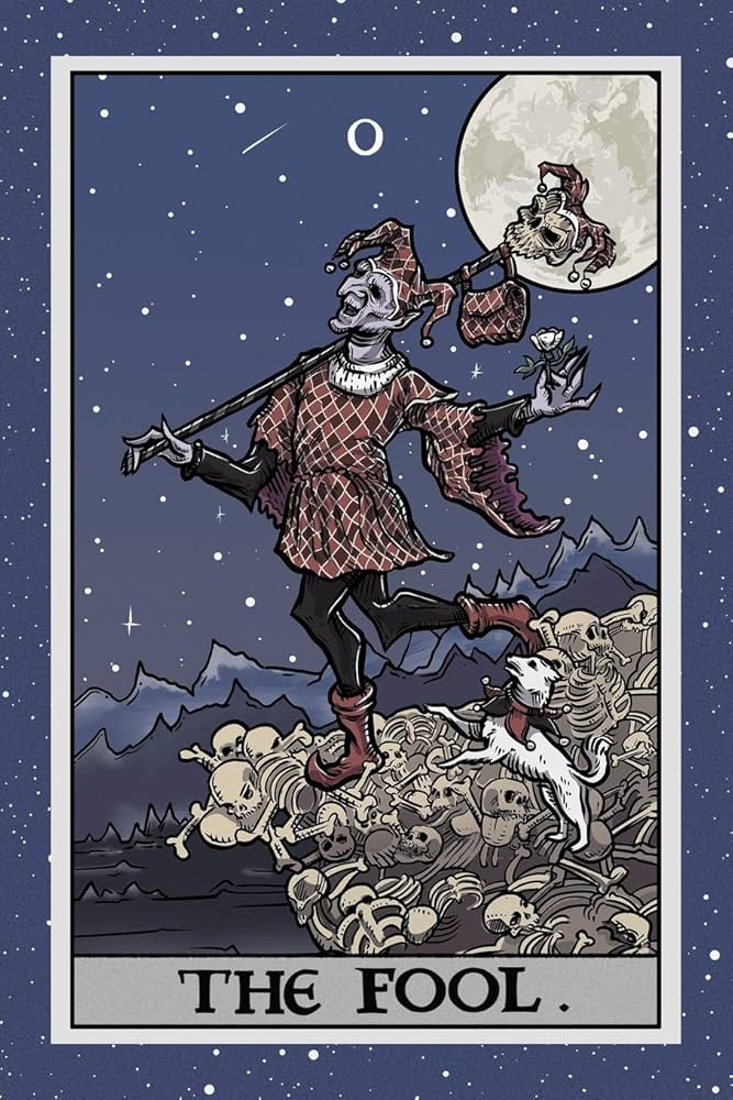 The Fool: Tarot Card Notebook: The Ghoulish Garb: 9781675297063