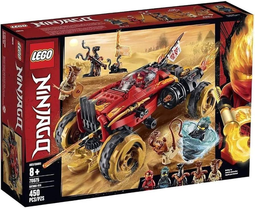 Amazon.com: LEGO NINJAGO Katana 4x4 70675 Building Kit (450 Pieces
