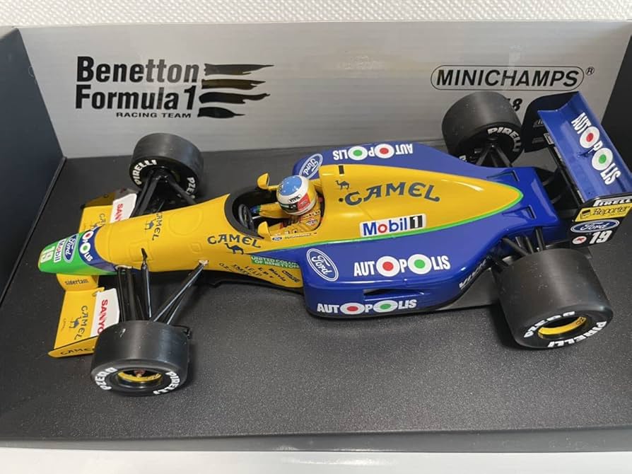 Amazon.co.jp: 1/18 ミニチャンプス ベネトン B191 シューマッハ