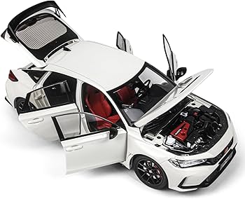 Amazon | 1/18 ミニカー 2023 Honda Civic TYPE-R FL5 ダイキャスト