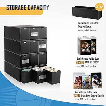 Amazon.com: Kitoyz 8000+Trading Card Storage Boxes with 50 Card