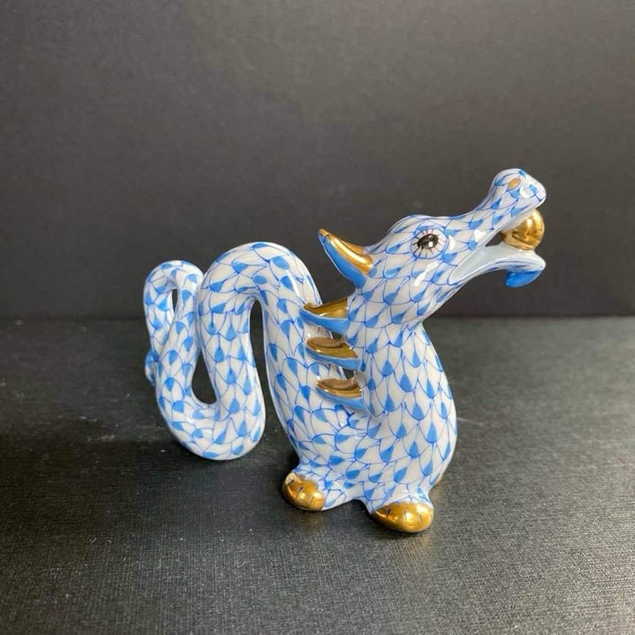 Amazon.co.jp: ヘレンド HEREND 辰年 龍 干支置物 フィギュリン