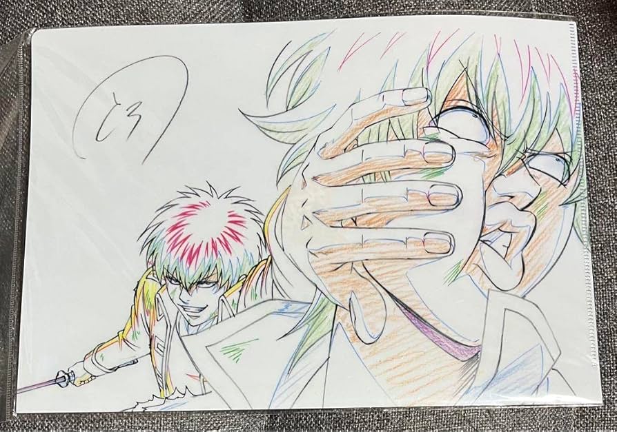 Amazon.co.jp: 劇場版 銀魂 原画クリアファイル 坂田銀時 土方十四郎