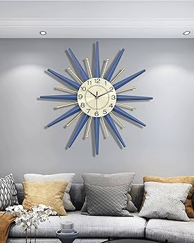 Amazon.co.jp: 壁掛け時計 リビングルーム 装飾 ミッドセンチュリー