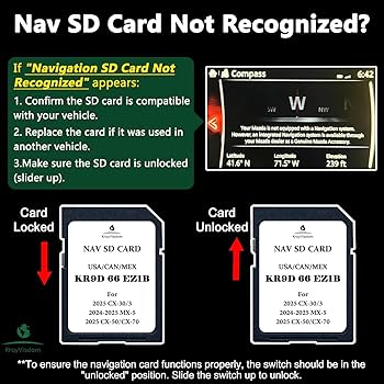 Amazon.com: Navigation SD Card KR9D66EZ1B | No Data Fee, Works