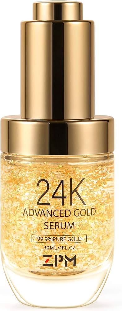 Amazon.com: 24K Gold Anti Aging Face Serum Moisturizer Enriched