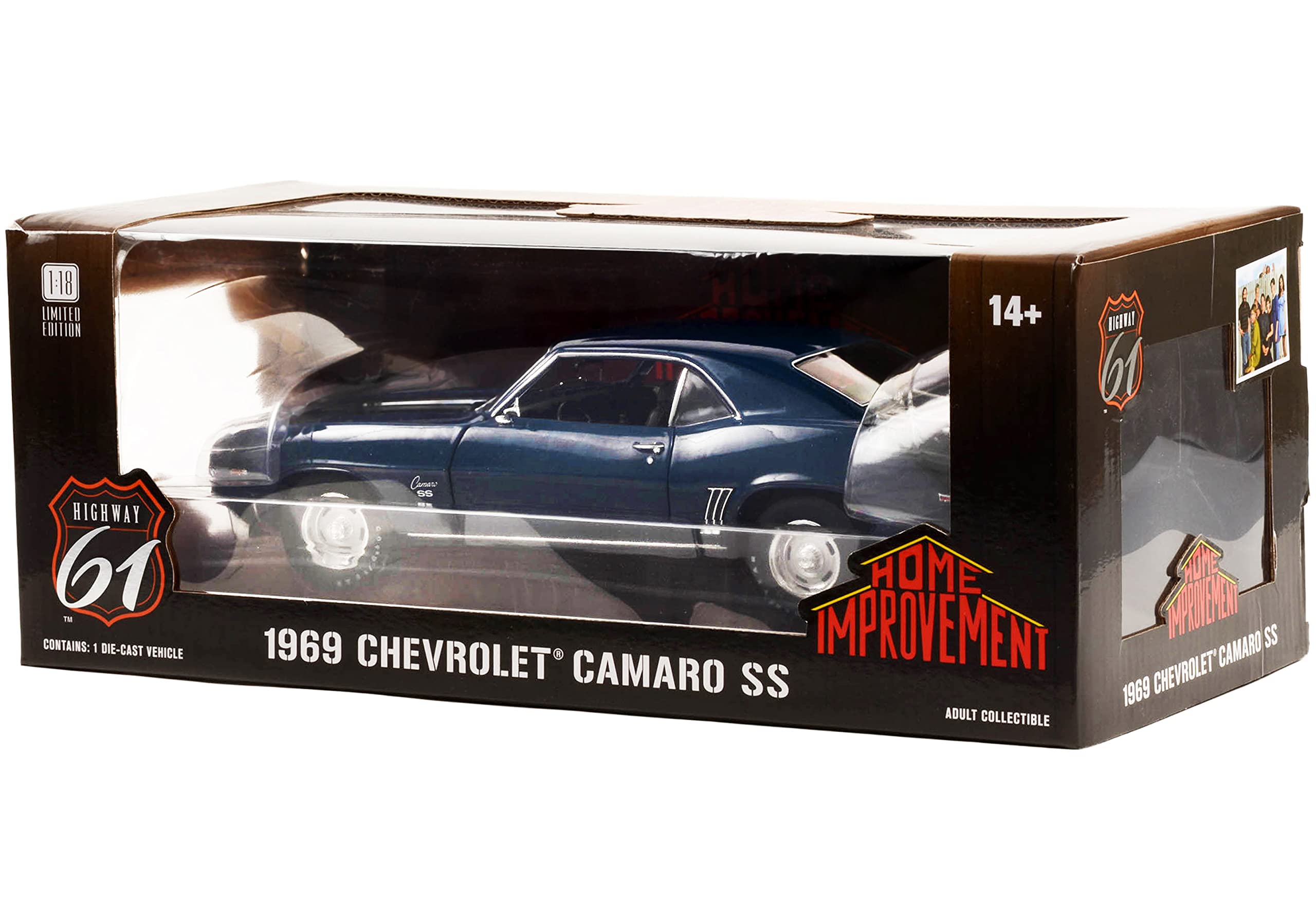 Amazon.co.jp: Highway 61 HWY-18039 1969 シボレーカマロ SS ダーク