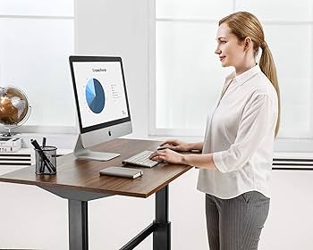 Amazon | Fenge 電動昇降デスク スタンディングデスク 昇降式テーブル