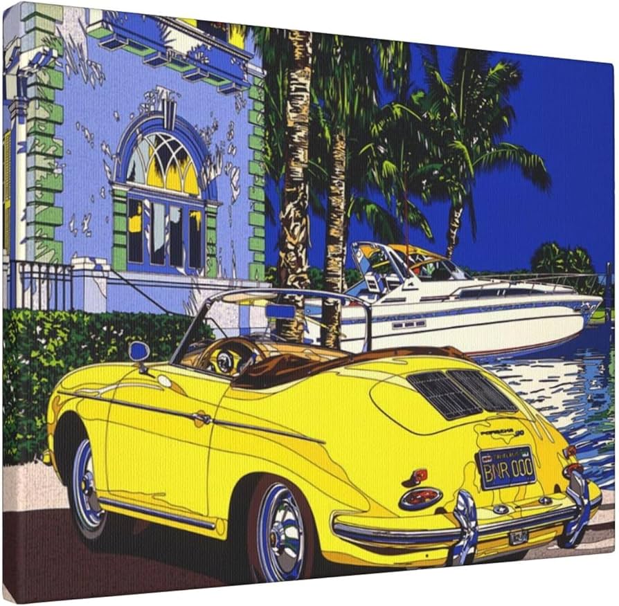 Amazon.co.jp: 鈴木英人 ポスターアートパネル 壁の絵 壁掛け おしゃれ