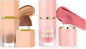 Amazon | リキッドチーク＆コントゥアメイクアップセット、チーク