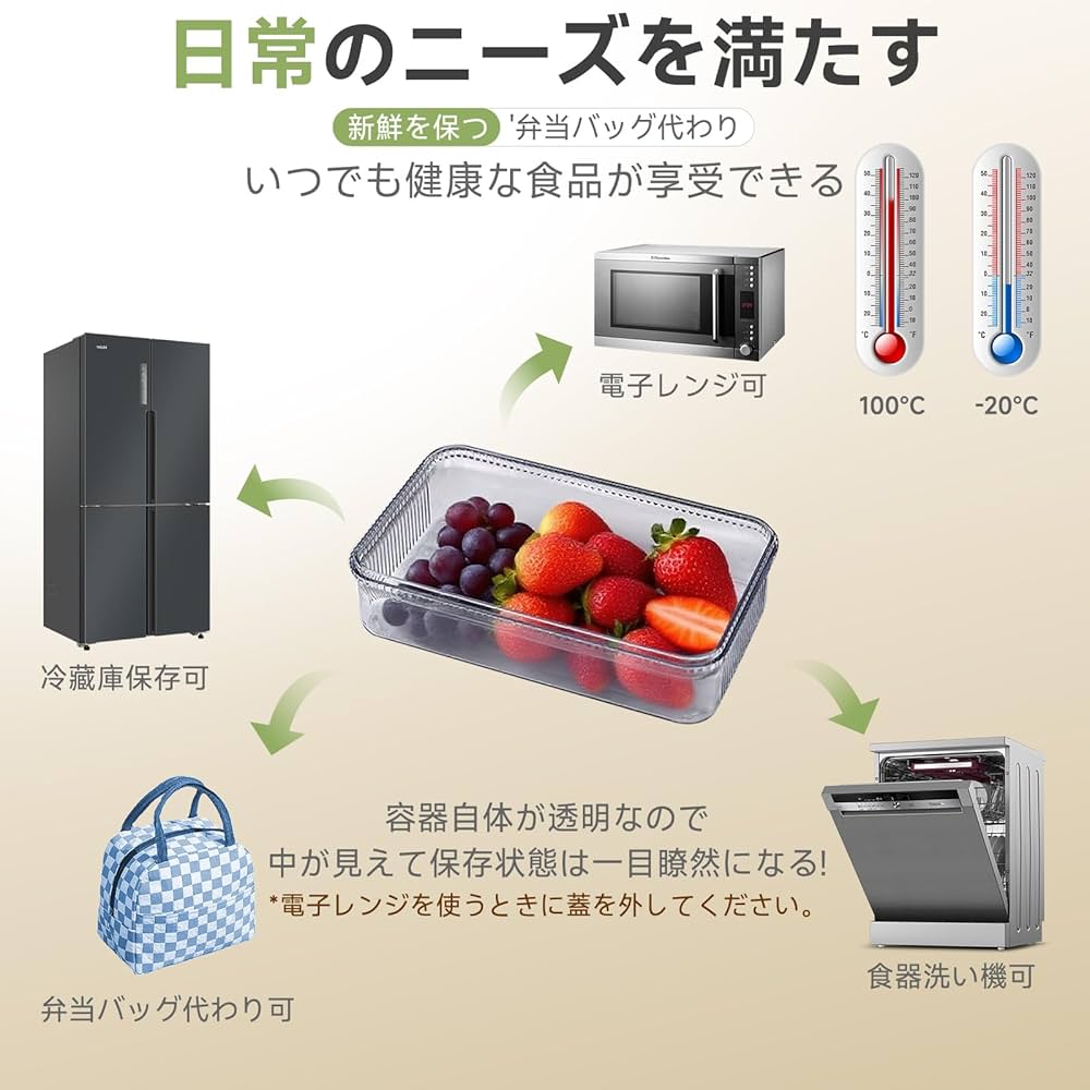 Amazon｜Packlyx 真空保存容器 自動真空 保存容器 1.2L ABS食品級素材