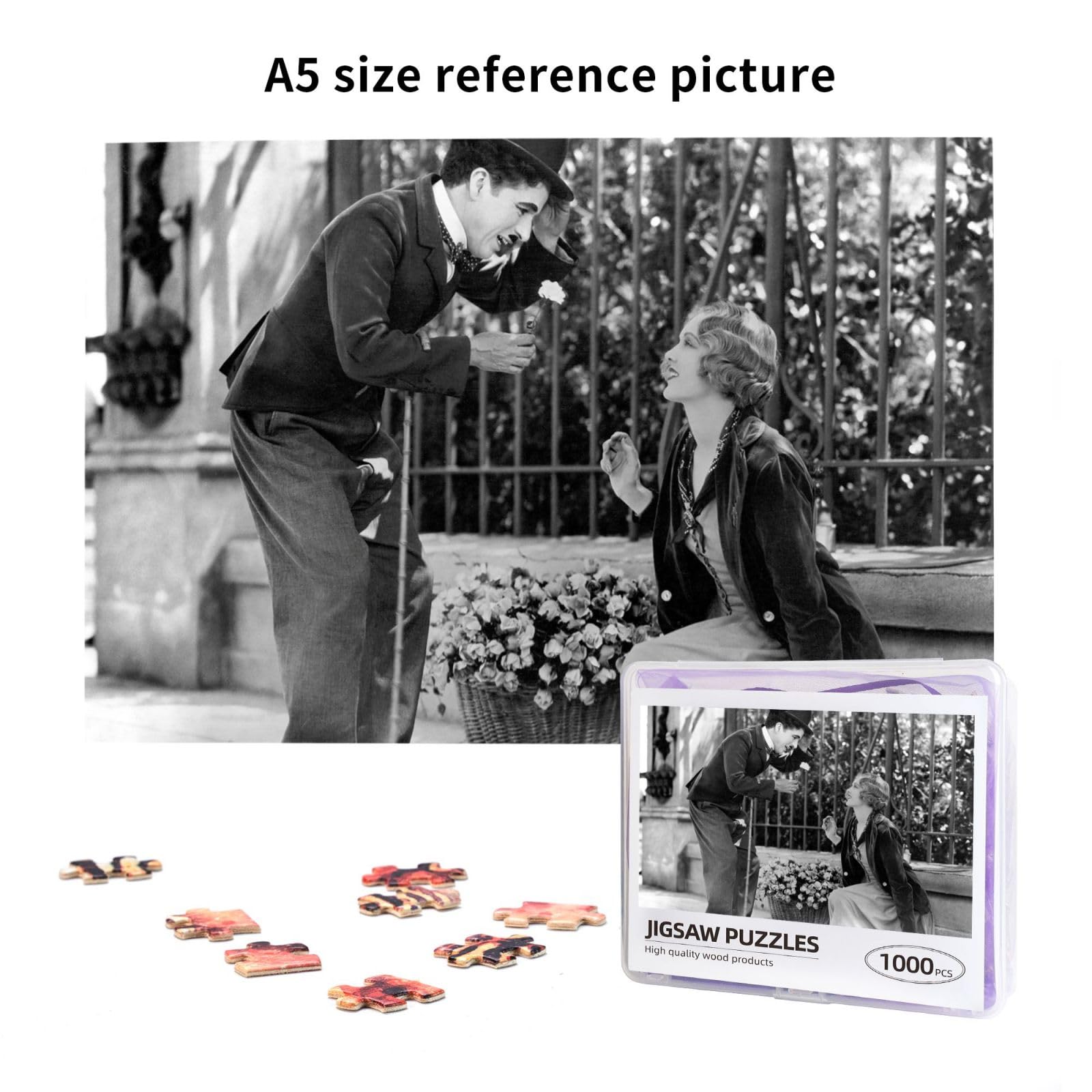 Amazon.co.jp: 1000ピース ジグソーパズル チャールズ・チャップリン