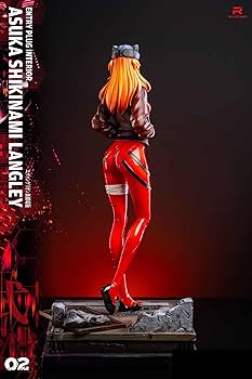 Amazon.co.jp: 惣流・アスカ・ラングレー フィギュア 1/4スケール 塗装