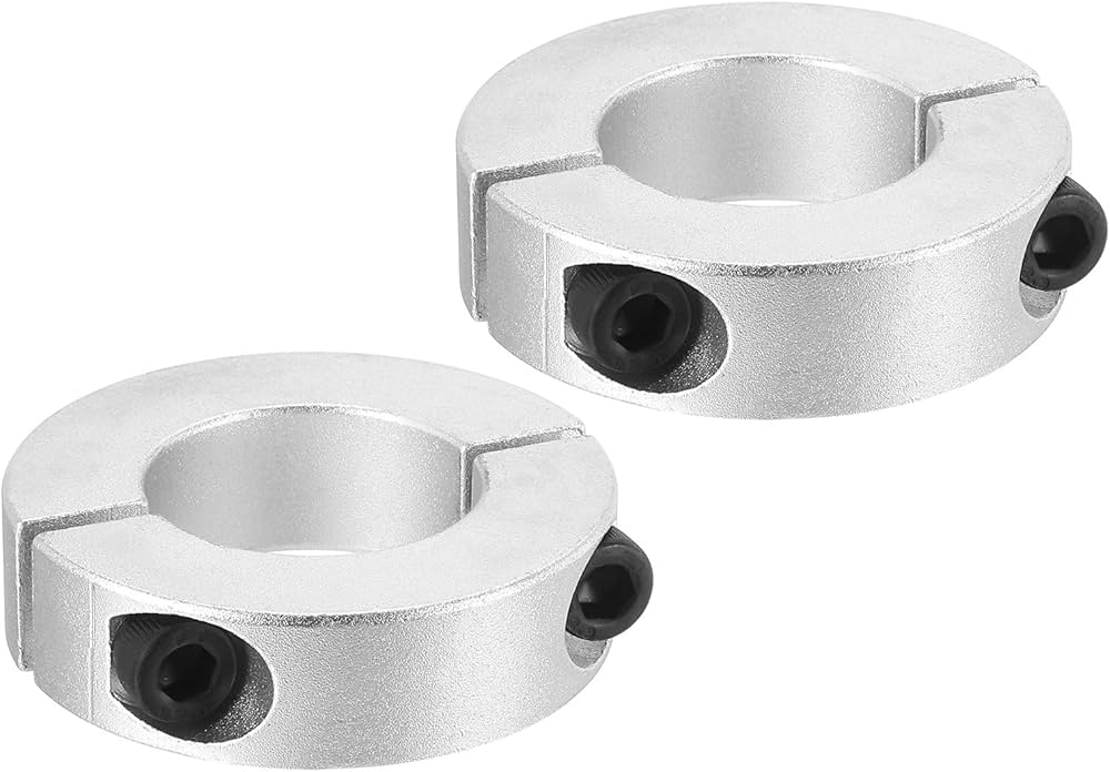 Amazon.co.jp: PATIKIL 2個入り シャフトカラー ダブルスプリット 軸