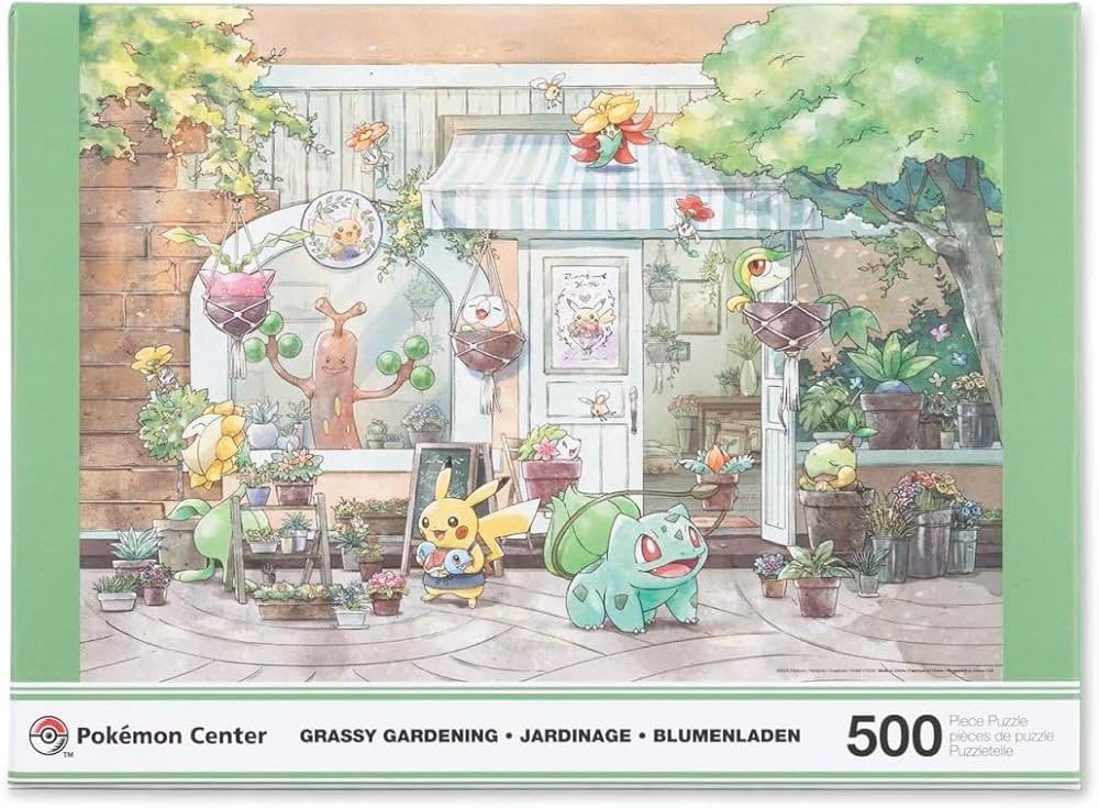 Pokémon Center: Grassy Gardening Puzzle (500 Pieces): Buy Online