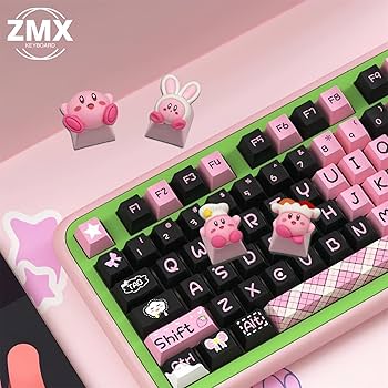 Amazon | ZMX かわいいアニメキーキャップ、カスタム職人 ESC キー