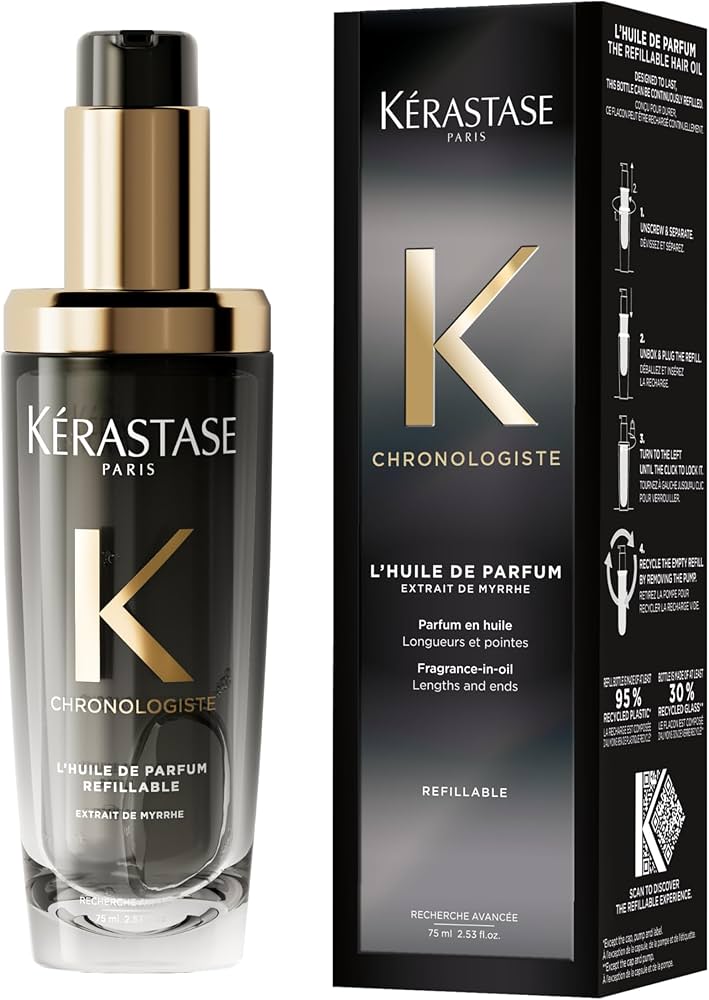 Amazon.co.jp: ケラスターゼ ヘアオイル ユイル クロノロジスト 75mL