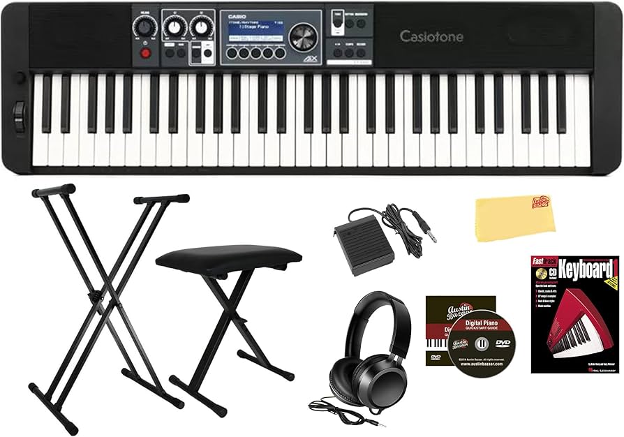 Amazon.com: Casio CT-S500 Casiotone 61-Key Keyboard Bundle with