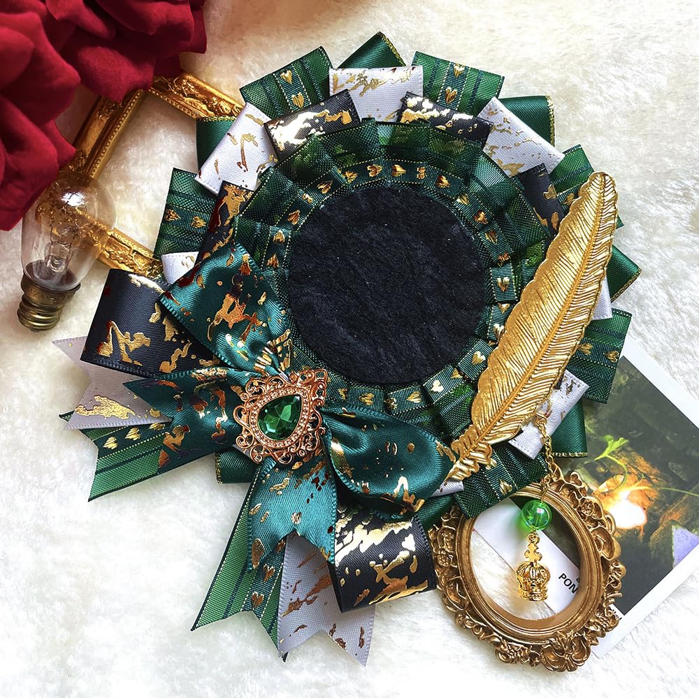 Amazon | 缶バッジ用ロゼット 58mm/65mm/75mm 赤 紫 緑 青 手作り