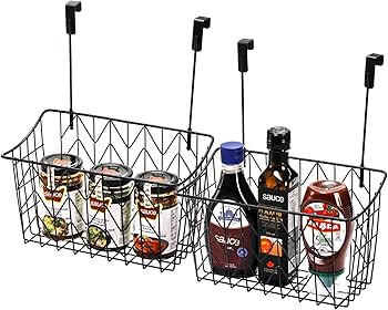 Amazon.com - AVLA 2 Pack Over The Cabinet Door Organizer, Grid