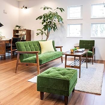 Amazon.co.jp: カリモク60 Kチェア 2シーター モケットグリーン