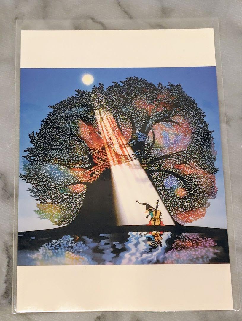 Amazon.co.jp: 藤城清治さん ポストカード 7枚セット 影絵絵葉書