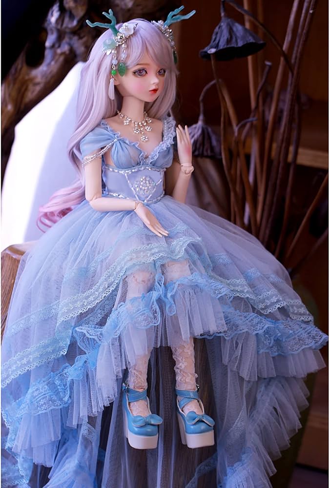 Amazon.co.jp: BJDドール 球体関節人形 1/3 60cm 人形本体 洋服セット