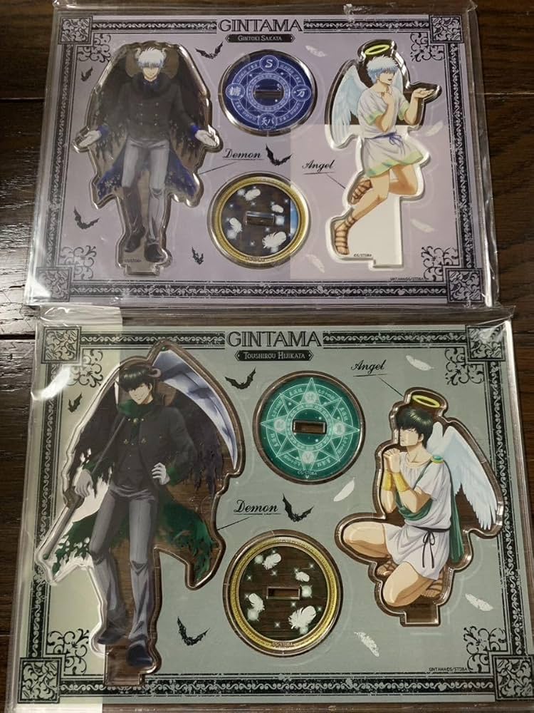 Amazon.co.jp: 銀魂 アクリルスタンド 天使と悪魔 坂田銀時 土方十四郎