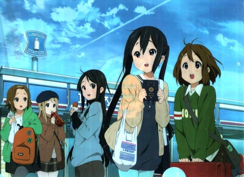 Amazon.co.jp: けいおん ローソン限定 A4クリアファイル : 文房具