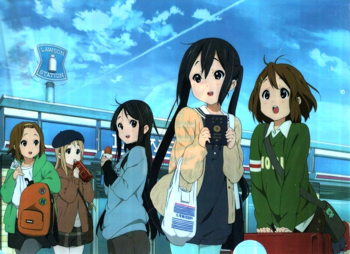 Amazon.co.jp: けいおん ローソン限定 A4クリアファイル : 文房具