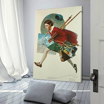 Amazon.co.jp: Norman Rockwell ノーマン・ロックウェル 絵画 ポスター