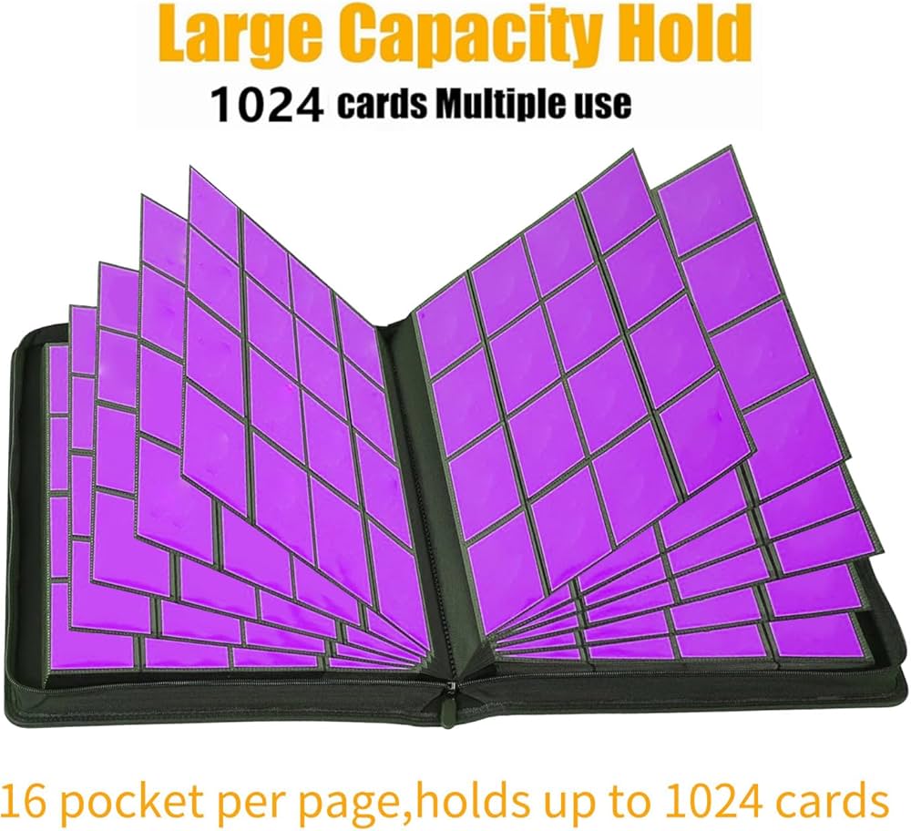 Amazon.co.jp: 1000個以上のポケットトレーディングカードバインダー