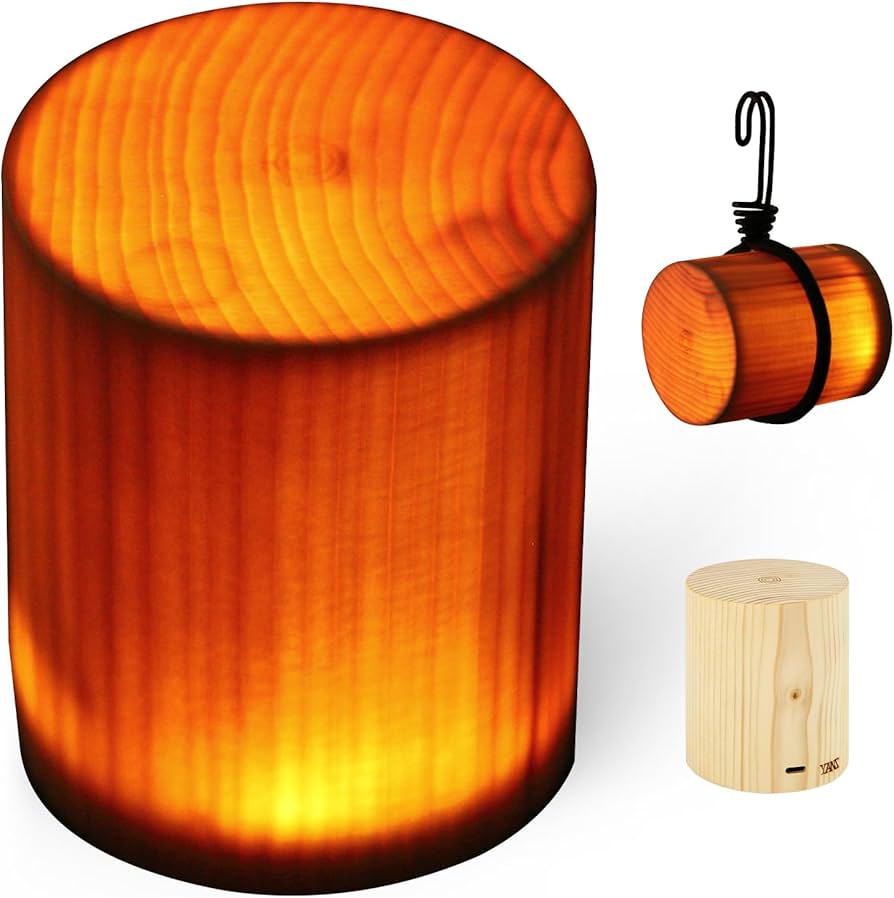 Amazon.co.jp : [YANS] ナチュラルウッドランプ レトロ オシャレ
