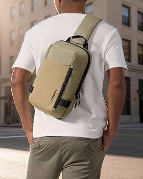 Amazon.co.jp: [tomtoc] ボディバッグ メンズ 大容量 ショルダーバッグ