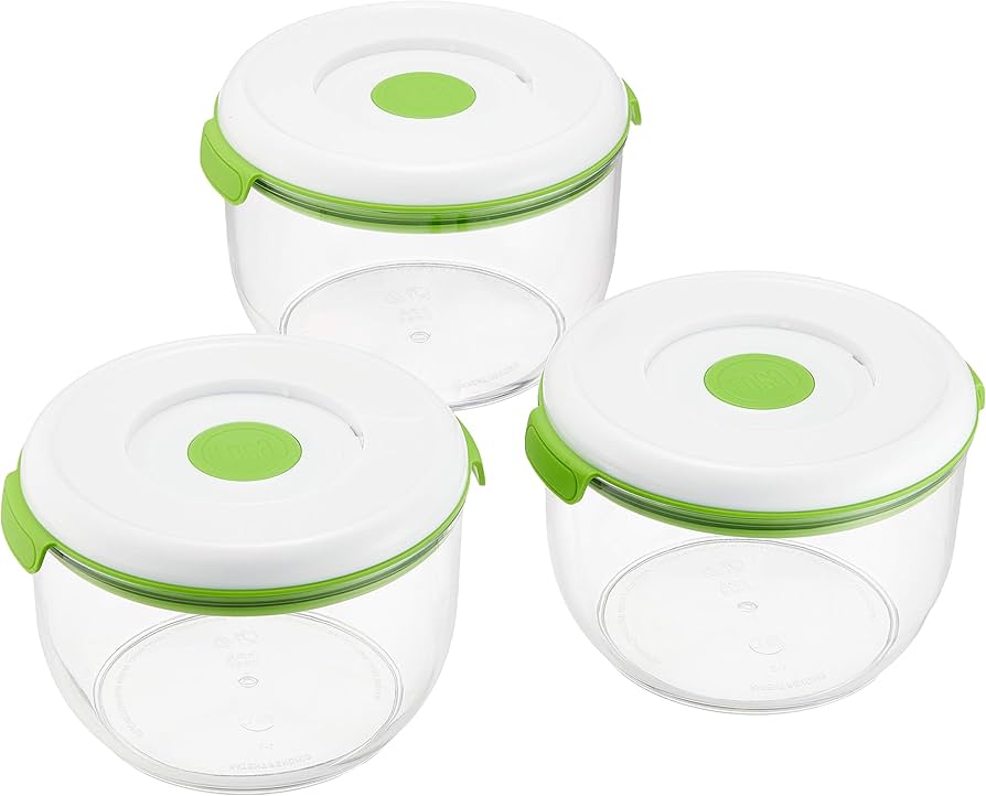 Amazon｜【公式】フォーサ FOSA 真空コンテナ 中コンテナ 3個セット