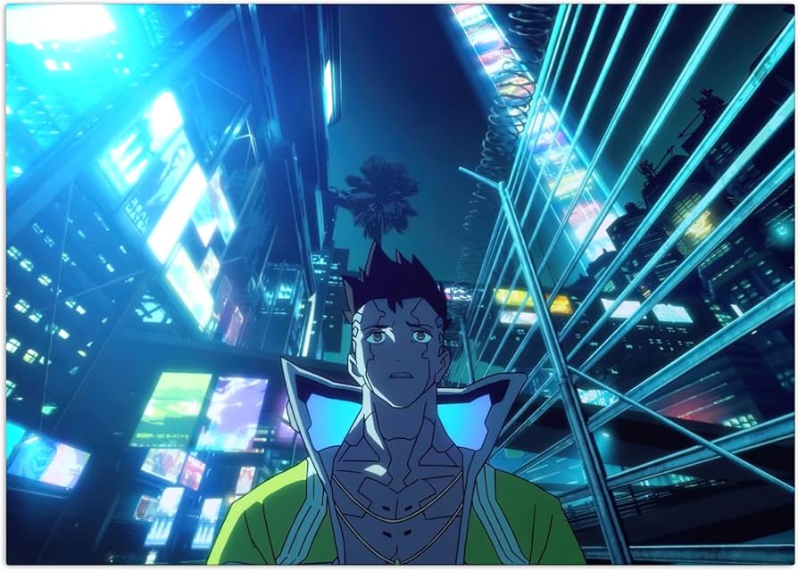 Amazon.com: Displate Official Cyberpunk Metal Poster Magnetic