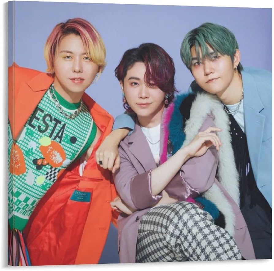 Amazon.co.jp: Mrs. GREEN APPLE ポスター (20) プリント キャンバス