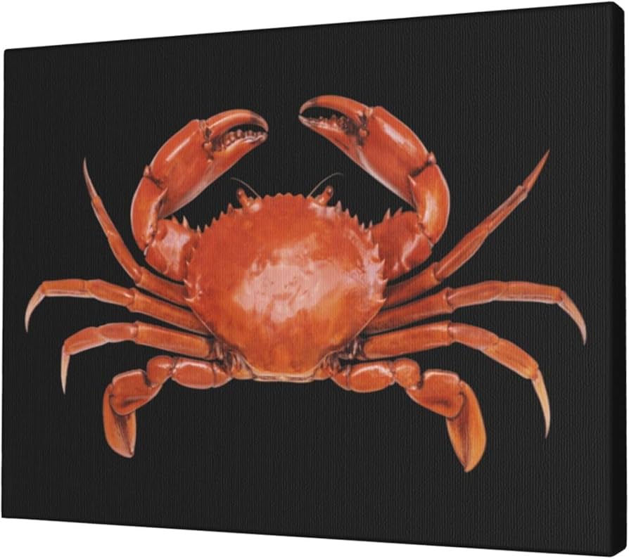 Amazon.co.jp: 蟹柄 カニ柄 かに柄 動物柄 海洋生物柄 アートポスター