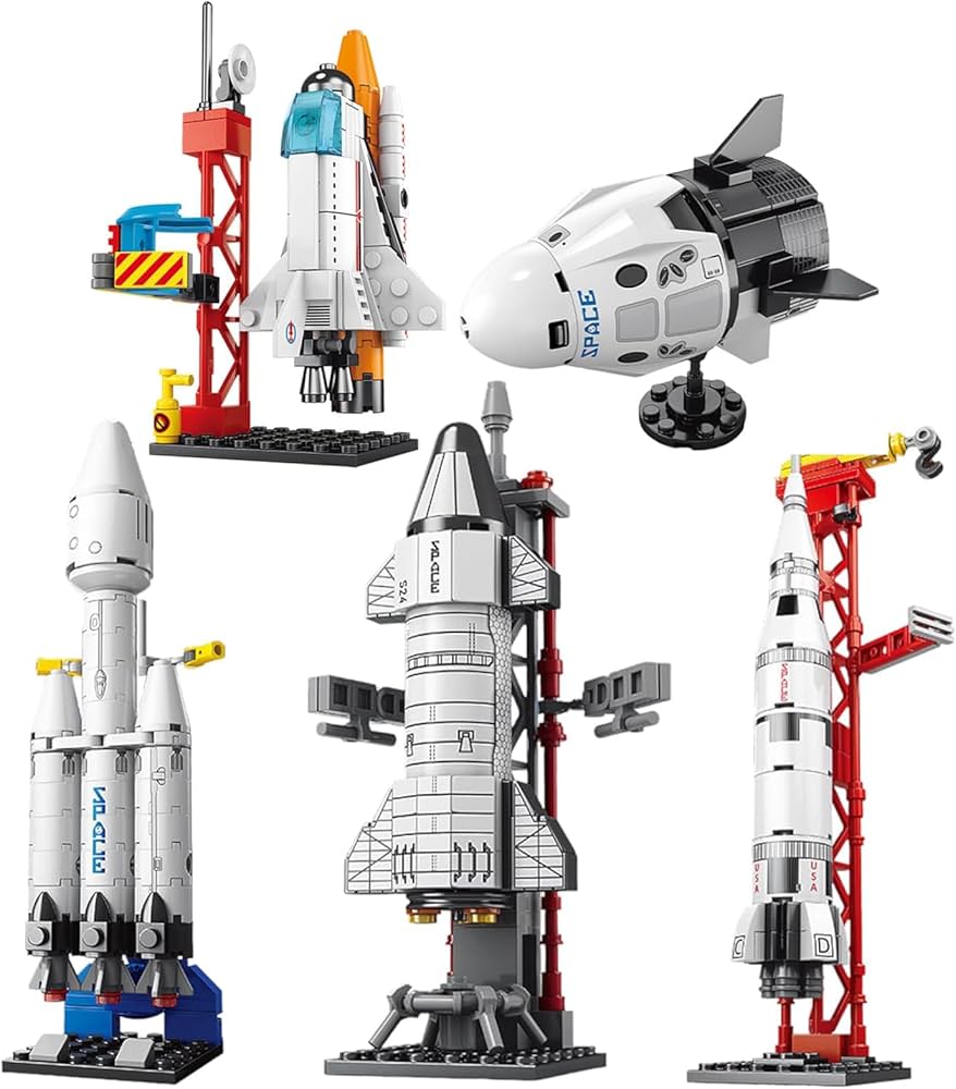 Amazon.co.jp: Chlemeter Spacex 探査宇宙ステーションビルディング