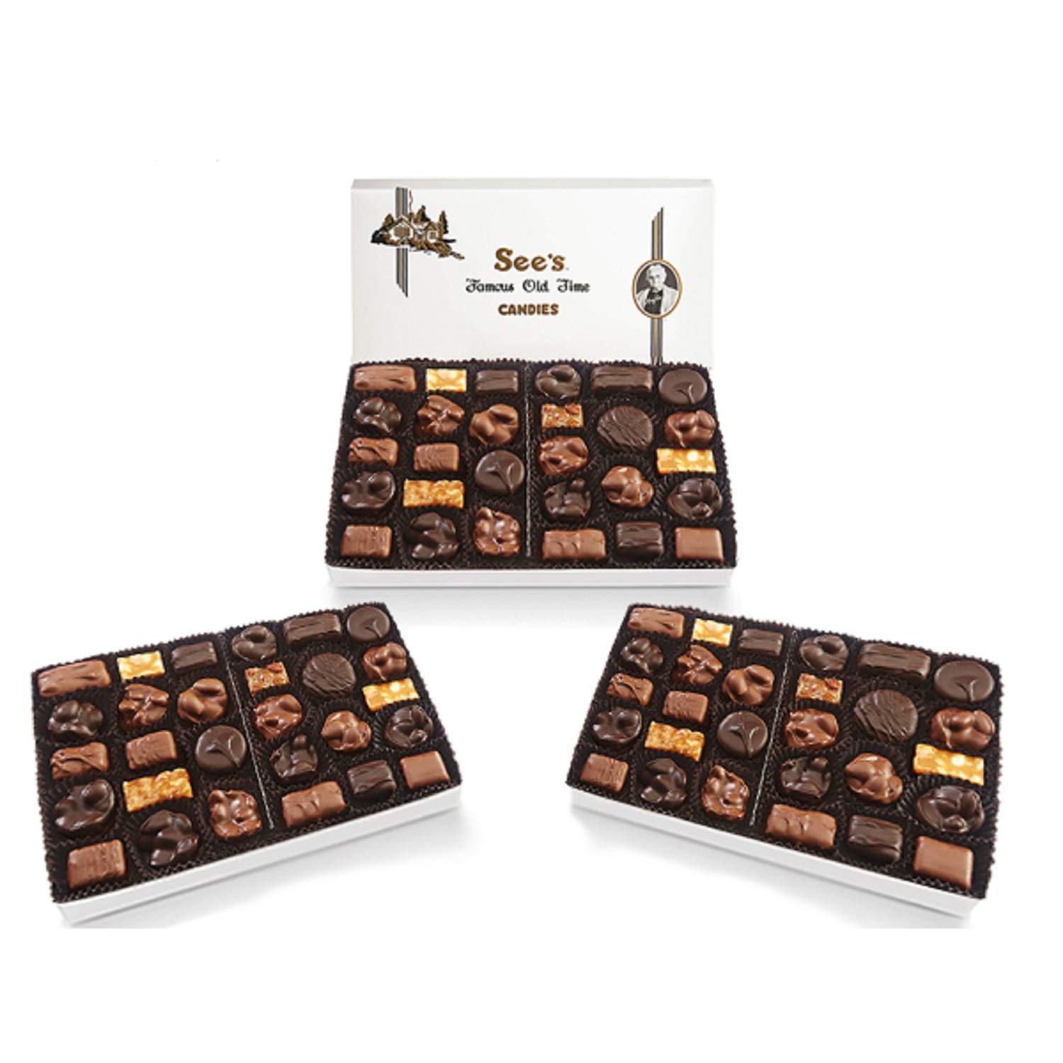 Amazon | ☆3箱セット☆ See's Candies【シーズキャンディ ナッツ