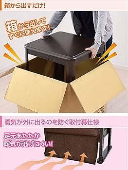 Amazon.co.jp: [山善] 一人用 こたつ 3点セット (こたつテーブル/専用