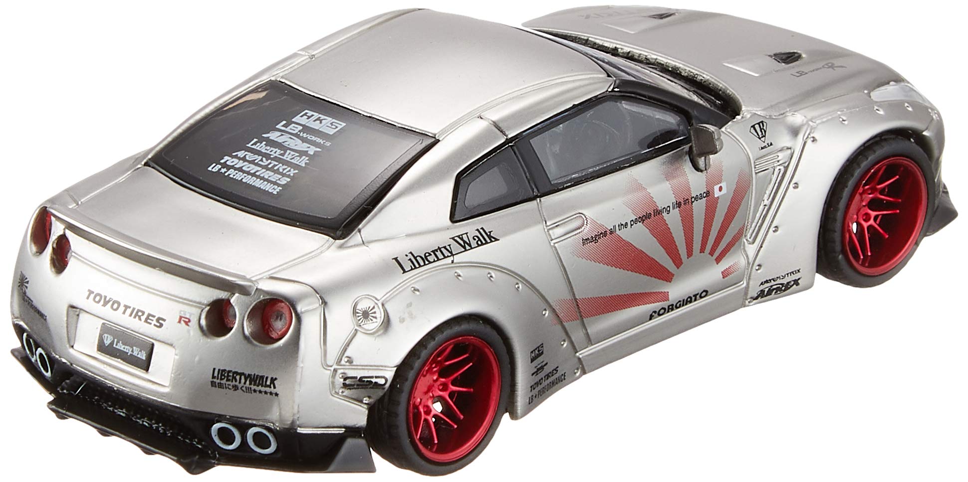 Amazon | MINI GT 1/64 LB☆WORKS Nissan GT-R R35 タイプ1 リア