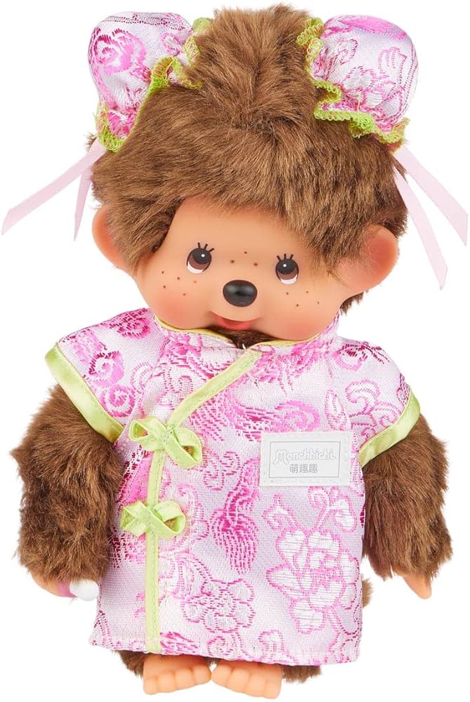 Monchhichi Girl in Traditional Chinese Dress Plush : Amazon.ca