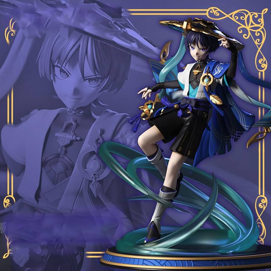 Amazon | 放浪者 原神 国崩 キャラクターフィギュア モデル ABS&PVC製