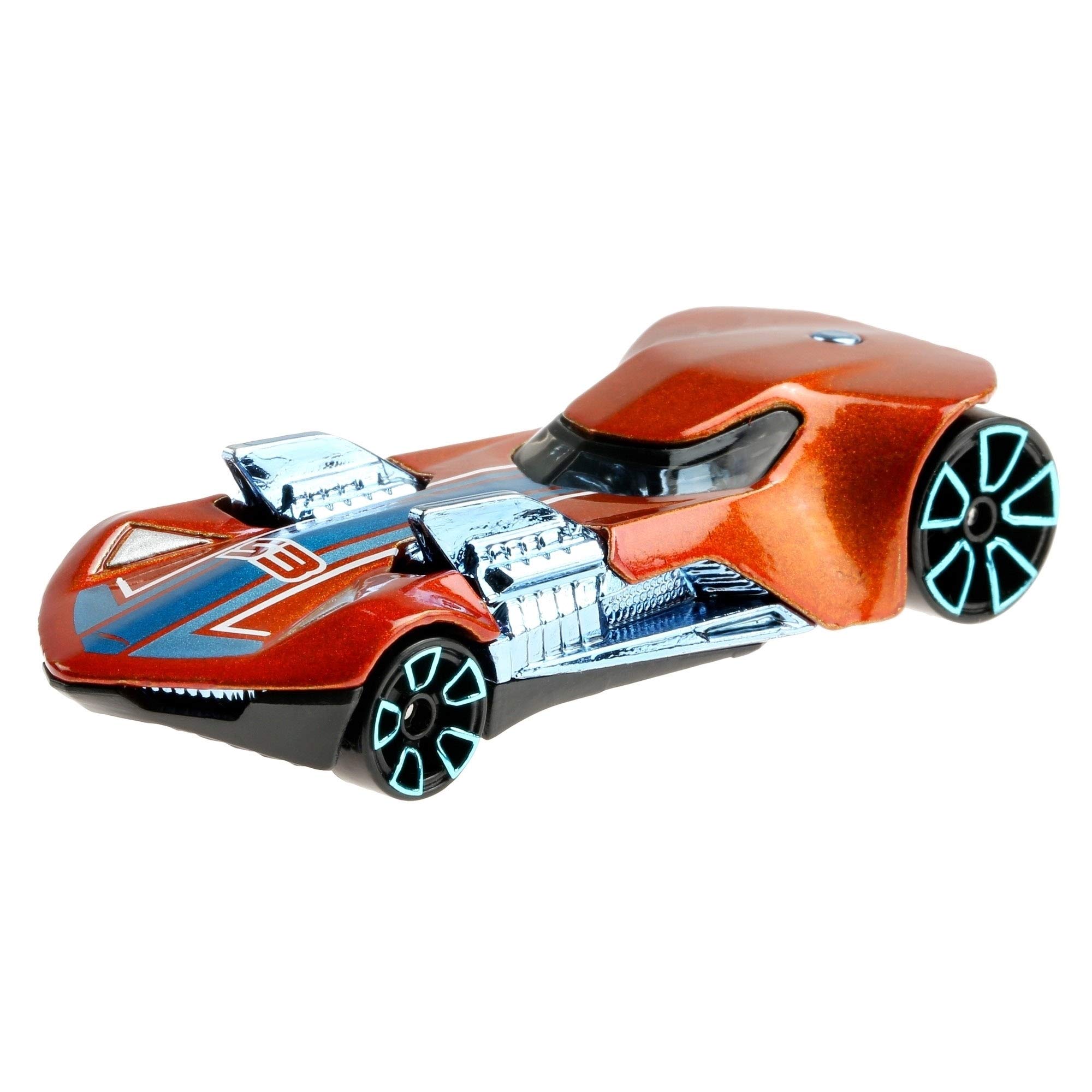 Amazon.com: Hot Wheels Orange & Blue 53rd Anniversary Twin Mill