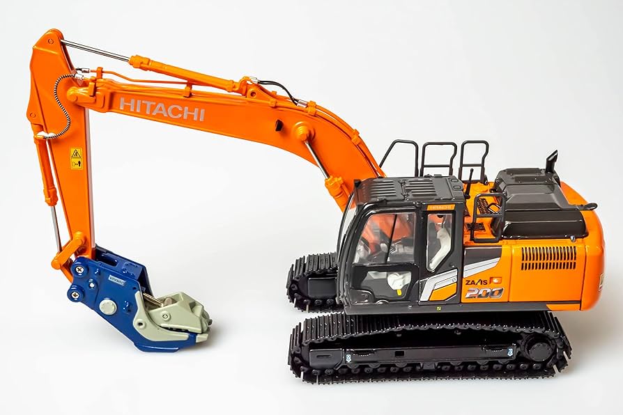 値下げ】日立 Zaxis ミニチュア重機 オレンジ HITACHI ミニチュア重機