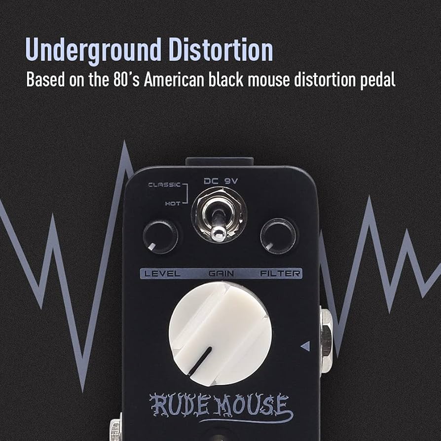 Amazon.com: SONICAKE Distortion Pedal Rude Mouse Distortion 2