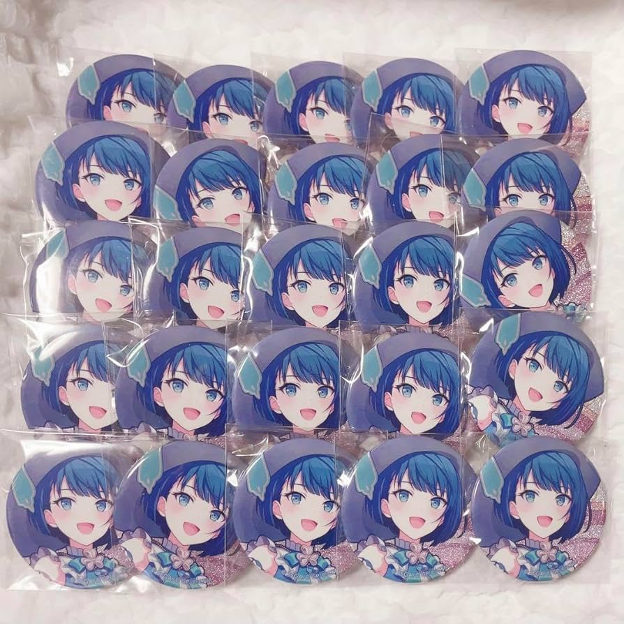 Amazon | 桐谷遥 缶バッジ CJUN | バッジ | おもちゃ