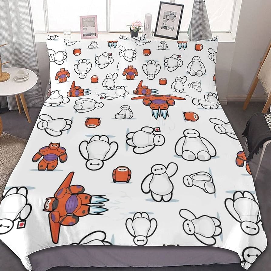 Amazon｜3点セット ベイマックス 寝具カバー かけ布団カバー 枕カバー
